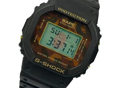 Casio G-Shock Dw-5600VT A Bathing Ape Collaboration Digital Wrist Watch Auth • $223