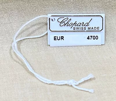 £119.99 • Buy Chopard Tag Hangtag Grand Prix Monaco Historique Steel 168992-3031 Mille Miglia/