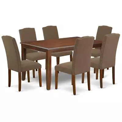 Dining Room Set Mahogany DUEN7-MAH-18 • $733.14