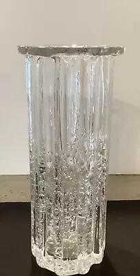 Hadeland Norway Hand Blown Glass ATLANTIC Vase Circa 1971 Willy Johannson Sgnd • $90