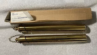 VTG Lou Ehrlich Brasscrafter Brass Metal Tube Bank - Quarter 10  Made In Holland • $7