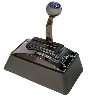 B&M Universal QuickSilver Black Automatic Transmission Ratchet Shifter 81683 • $379.95