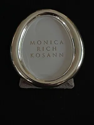 MONICA RICH KOSANN PICTURE FRAMES Sterling Silver  Oval 2x2.25x0.25” New • $219