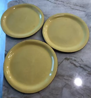 3 Vietri Cucina Fresca Saffron Yellow/Sage Dinner Plates - 10.75  • $54.95