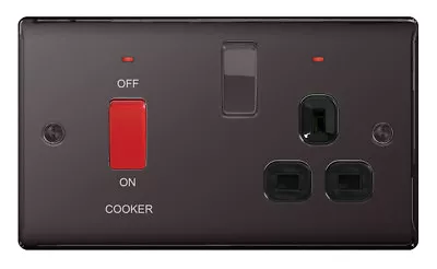 £18.45 • Buy BG Nexus Metal Light Switches & Sockets Electrical Wall USB Insert -Black Nickel
