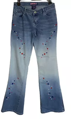 BUBBLEGUM Y2K Bell Bottom American Flavour Jeans Sz 7/8 • $24.99