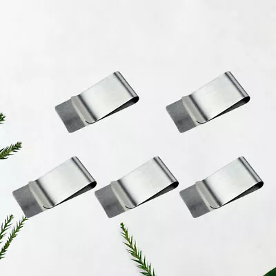  5 Pcs Minimalist Wallets For Men Stainless Steel Money Clips • $9.15