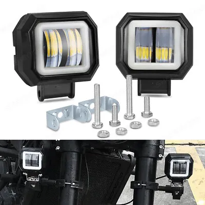 2Pcs 3 Inch LED Work Light Cube Pods Spot Flood OffRoad Lights Truck Driving FOG • $56.99