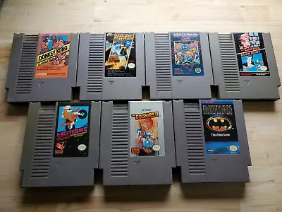 Nintendo NES Games Lot Of 7 Original • $80