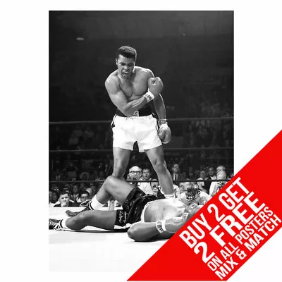 Muhammad Ali Cc6 Boxing Gym Poster Art Print A4 A3 Size Buy 2 Get Any 2 Free • £6.97