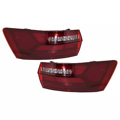 Tail Light Set For 2020-2021 Volkswagen Jetta Left And Right Outer Clear/Red LED • $256.26
