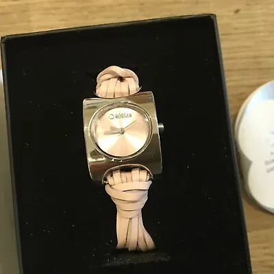 MORGAN Pink Wrist Watch Twisted Style Adjustable Strap Designer XmasGift Present • $12.43
