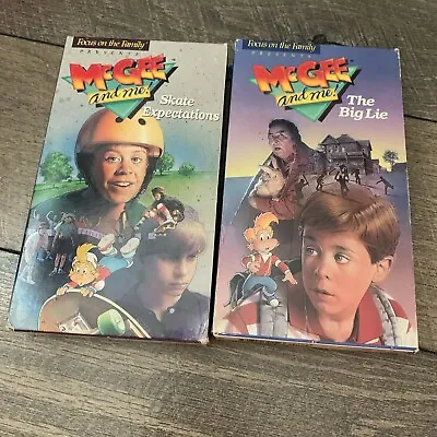 Vintage Mcgee And Me Focus On The Family VHS Video Cassette Tapes Lot Of 2 • $19.75