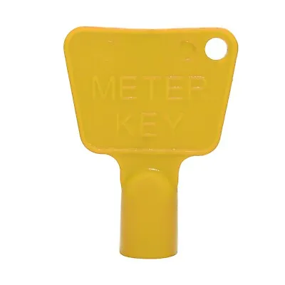 £1.99 • Buy Triangular METER BOX KEY Triangle Gas Electric Water Cupboard Replacement YELlOW