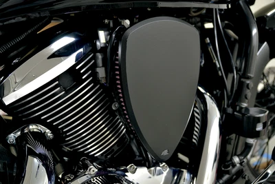 $377.95 • Buy Smooth Big Air Kit Cleaner Filter Assembly Blk Washable Yamaha V Star 650 98-16