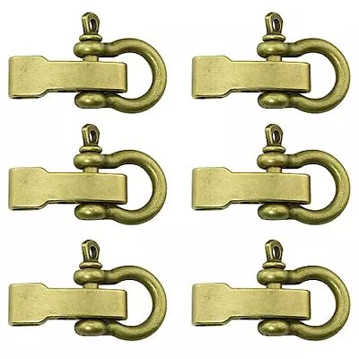 JJHXSM 6pcs Adjustable Bow Shackles Metal Paracord Buckles Accessories For D... • $17.24