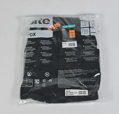 £15 • Buy Site Fox Work Trousers Size 34 32