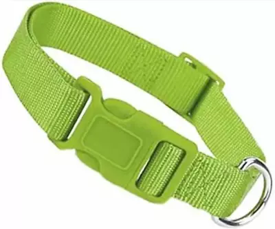 Zack & Zoey Dog Collar Adjustable Lime Green 18-26  1  Wide • $5.99