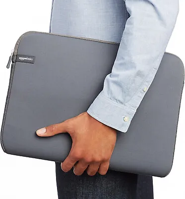 Laptop Sleeve 17.3 Inch Grey New Amazon Basics • £7.29