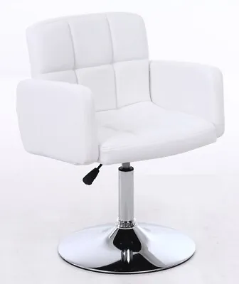 £67.95 • Buy Modern White Lisbon Dressing Table Chair Vanity Stool Bedroom Makeup Soft Seat