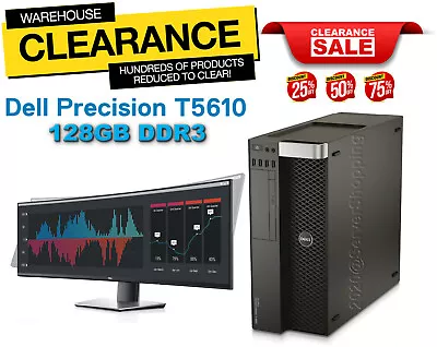 £297.60 • Buy 16-CORE DUAL XEON DELL T5610 2x 2687Wv2 128GB RAM 480GB SSD 4TB HDD WIN 11 PRO