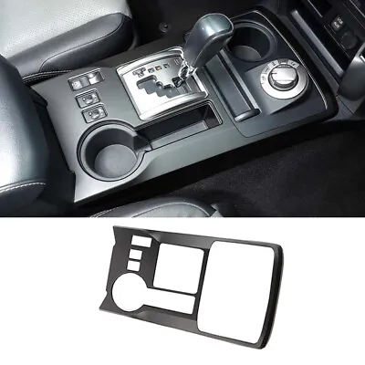 Matte Black Central Gear Shift Box Panel Decor Trim Cover Bezels For 4Runner 10+ • $38.59