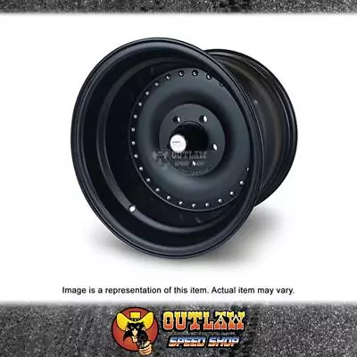 Street Pro Auto Drag Wheel Blk 15 X10  X 4.5  Bs Fits Hq/chev - Stp007-151000-bk • $721.20