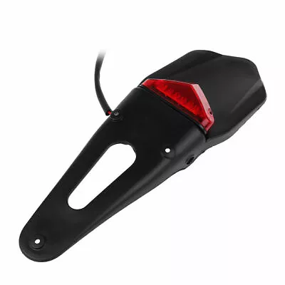 Rear Fender LED Enduro Brake Tail Light Red NEW Universal Fit For Yamaha WR450F • $22.97