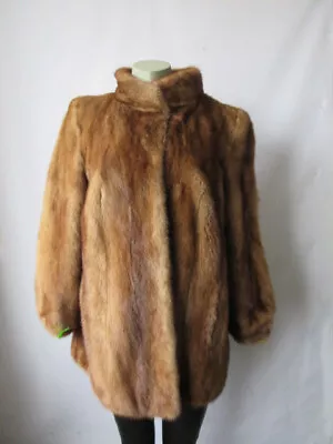 Women's Sz 10/12 Canadian Pastel Mink Fur Coat Jacket MINT  SALE! • $240