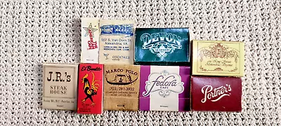 Lot Of 9 N Virginia (Alexandria Fairfax & Vienna) Matchbooks /struck & Unstruck • $15.99