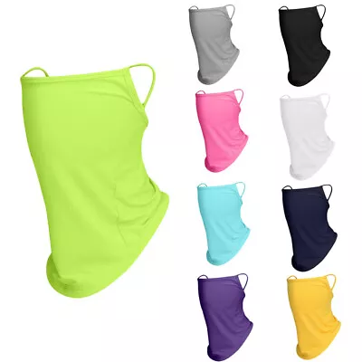 Colorful Unisex Rave Bandana Neck Gaiter Tube Headwear For Unisex Face Scarf • $17.20