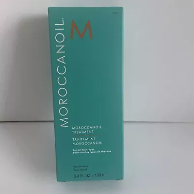 Moroccanoil  Treatment For All Hair Types 3.4 Oz / 100 Ml NEW IN BOX WITH PUMP!! • $30.99