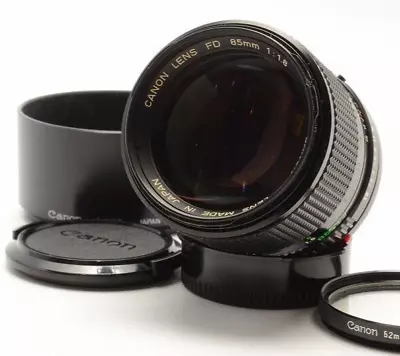 Near MINT Canon New FD 85mm F/1.8 NFD Portrait Lens From Japan • £242.75