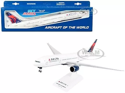 Boeing 777-200 Aircraft  Delta  1/200 Scale Snap-fit Model By Skymarks Skr374 G • $53.95