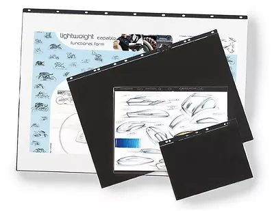 A1 A2 A3 A4 Portfolio Ring Binder Display Presentation 5 Sleeves Acid Free   • £2.99