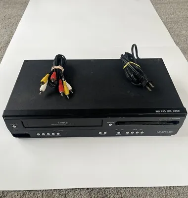 Magnavox DVD/VCR VHS Recorder Combo DV220MW9/No Remote/Works/Missing DVD Door • $64.99