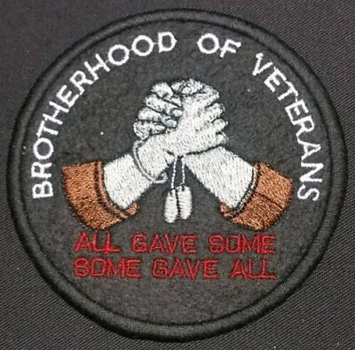 Remembrance Embroidery Patches Biker  Military Brotherhood Of Veterans 73 • £5.60