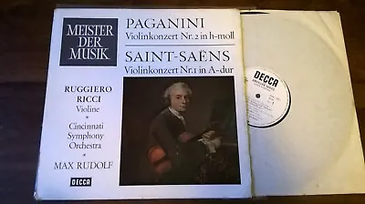 Paganini Violinkonzert Saint-Saens Ruggiero Ricci Decca Stereo • £16