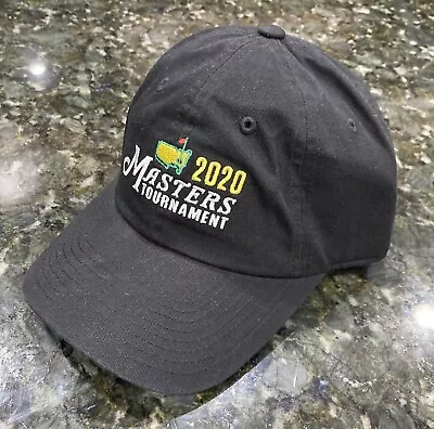 Masters 2020 Black Hat Cap Black From Augusta National PGA Golf Tournament NWT • $19.99