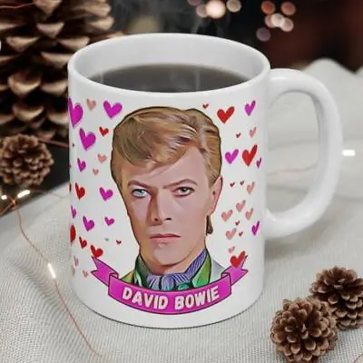 David Bowie Cute Gift Mug. Stunning Oil Painting Design. Great Fan Present!  • £12.99