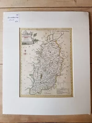 Antique County Map Nottinghamshire Nottingham Ellis 1766 • £24.95