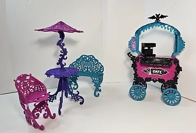 Monster High Doll Cafe Cart Scaris City Of Frights 2012 Furniture Playset • $17