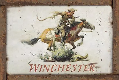Winchester Hunting Rustic Vintage Sign Style Poster • $12.50