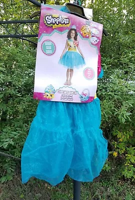 $8.98 • Buy Shopkins Cupcake Queen Child Girls Halloween Costume - Size Medium 7-8