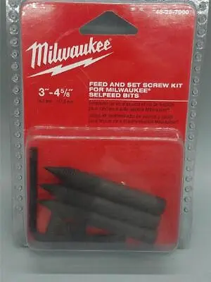 Milwaukee 48-25-7000 Large Self-Feed Accessory Kit For Bits 3 In. And Larger • $17.99