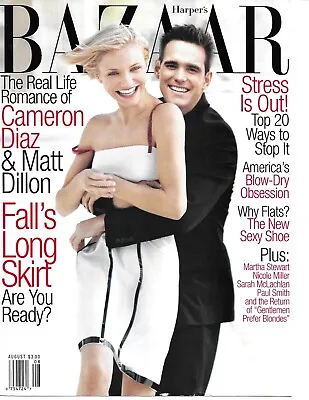 Matt Dillon And Cameron Diaz Pinup - On The Cover Of Bazaar - 1998!! • $4