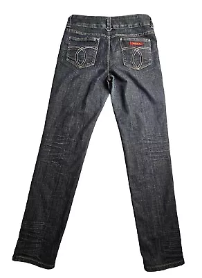 SASSON Skinny Leg Shuffle Vintage Jeans Zip Fly Women’s 10-33x34 Blue Dark • $16.99