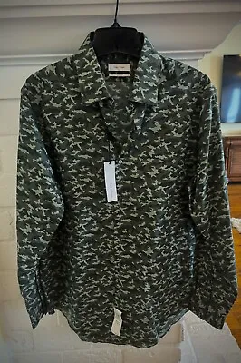 Calvin Klein Men’s Large Camo Design Long Sleeved Shirt Slim Fit. NWT • $9.99