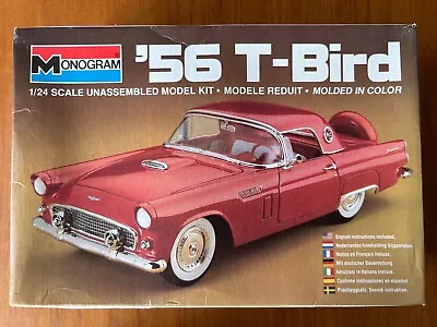 Monogram ‘56 T-Bird Ford Thunderbird 1:24 Scale Model Kit - Vintage • $60