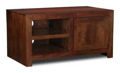 £279.95 • Buy Dark Dakota Furniture Solid Mango Wood Door Tv Unit (27n)